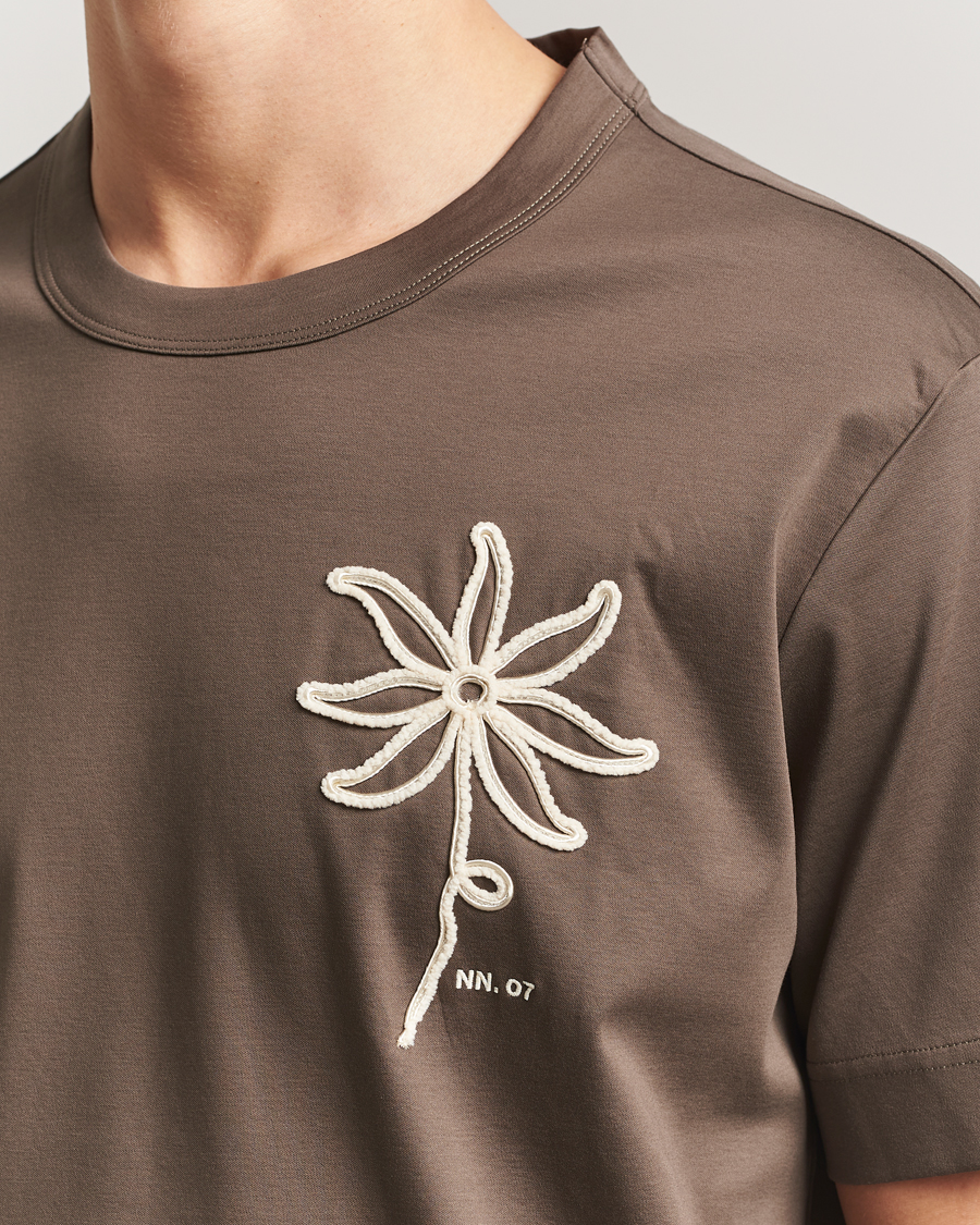 Homme | T-shirts | NN07 | Pedro Embroidered T-Shirt Mable Husk