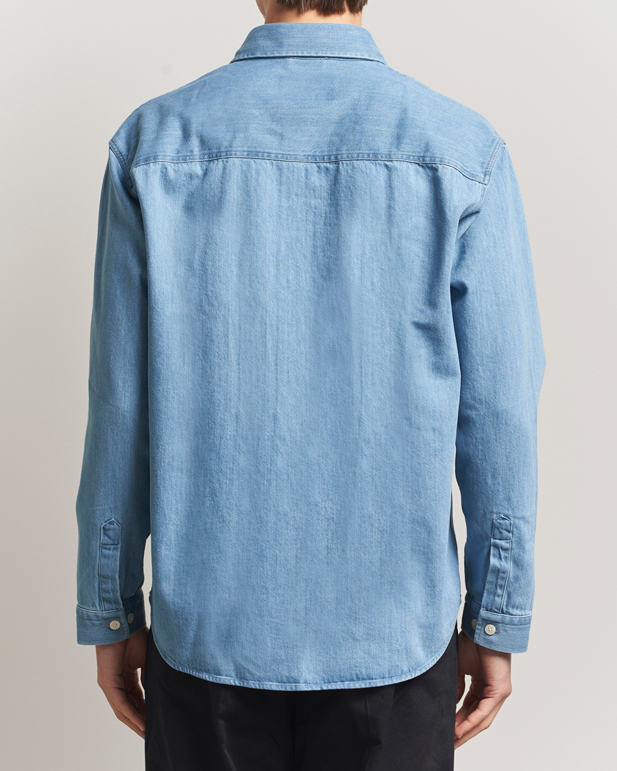 Heren | Overhemden | NN07 | Casper Denim Overshirt Blue