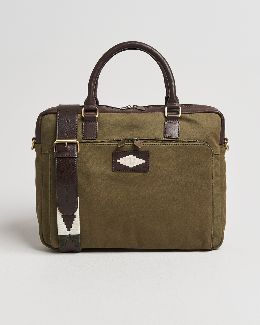 Heren | Tassen | Pampeano | Mensajero Canvas Briefcase Forest