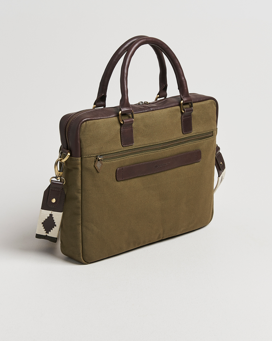 Heren | Tassen | Pampeano | Mensajero Canvas Briefcase Forest