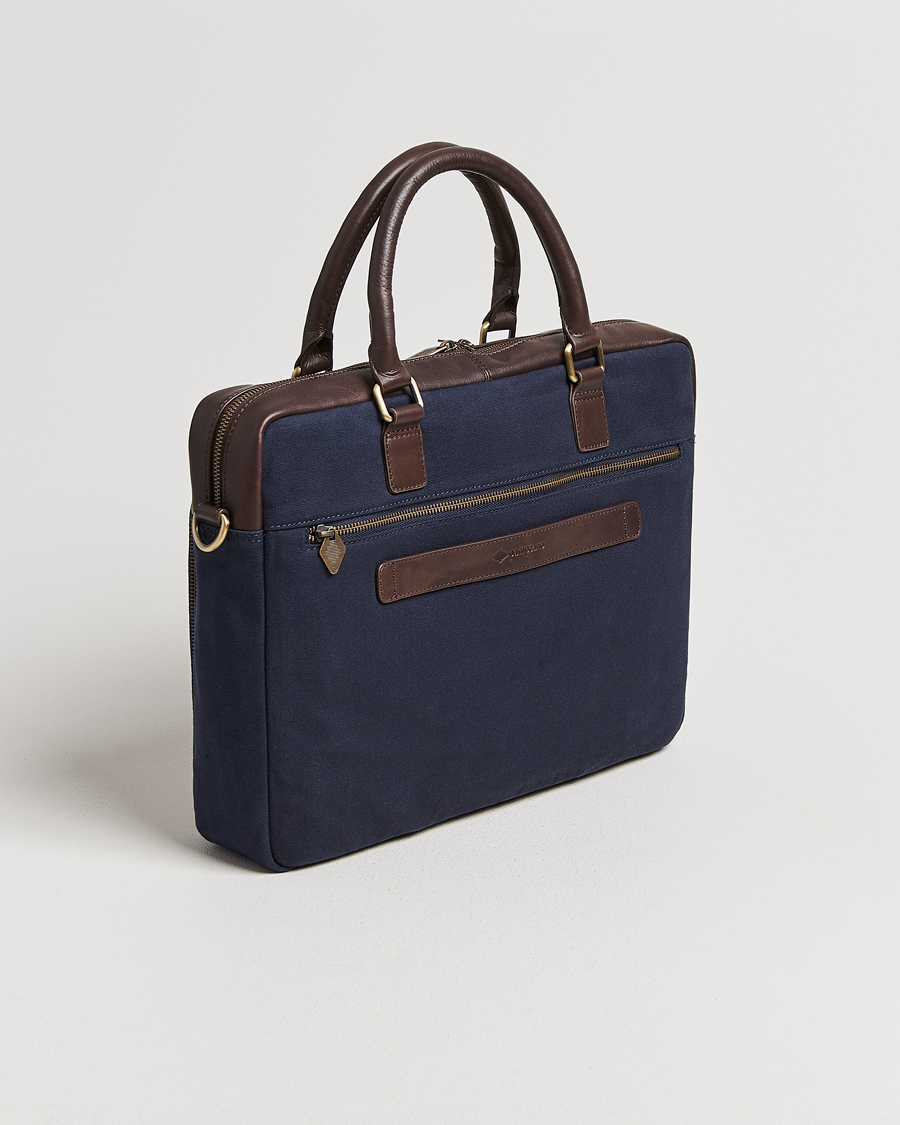 Homme | Sacs | Pampeano | Mensajero Canvas Briefcase Navy