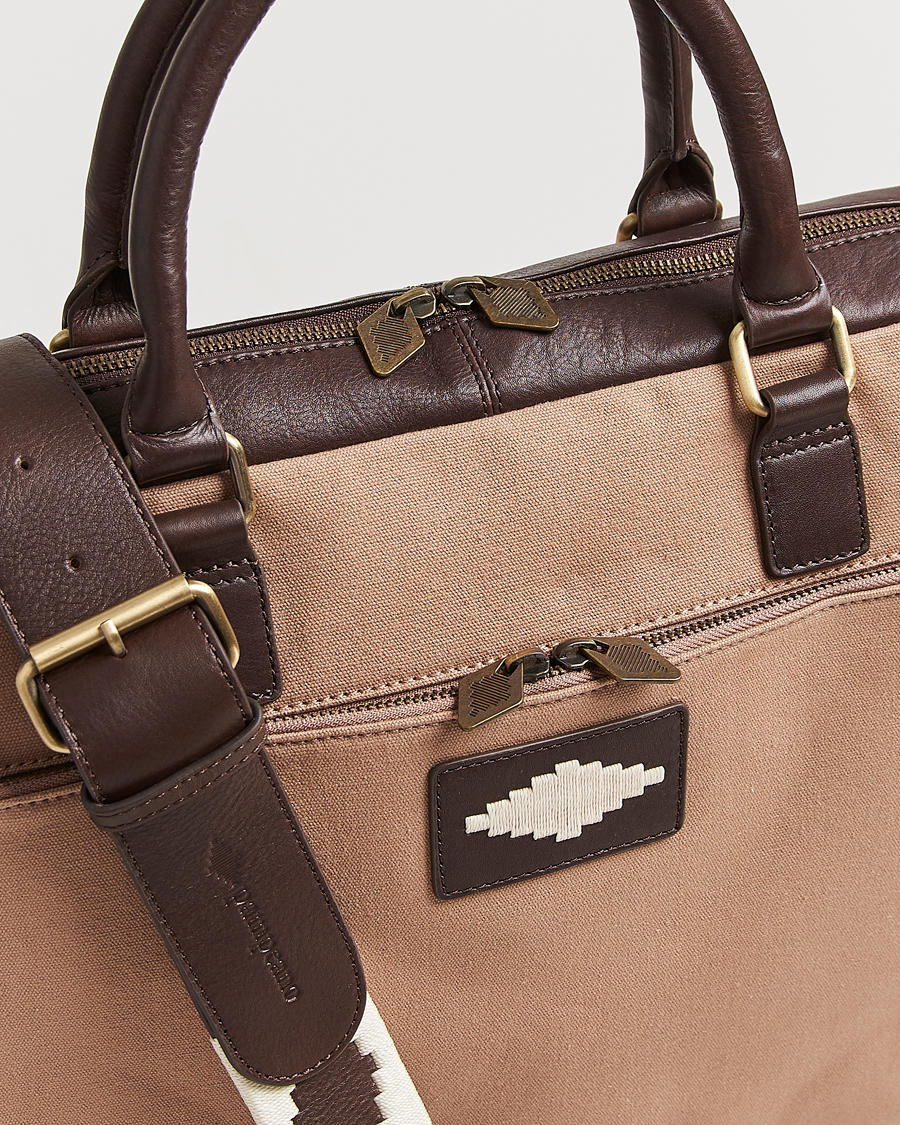 Homme | Sacs | Pampeano | Mensajero Canvas Briefcase Sand