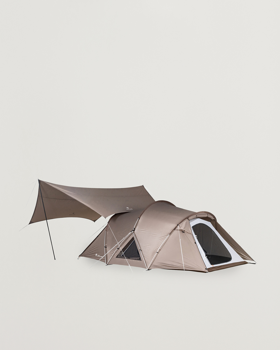 Homme | Outdoor living | Snow Peak | Land Nest Dome Medium Tent & Tarp Set Brown