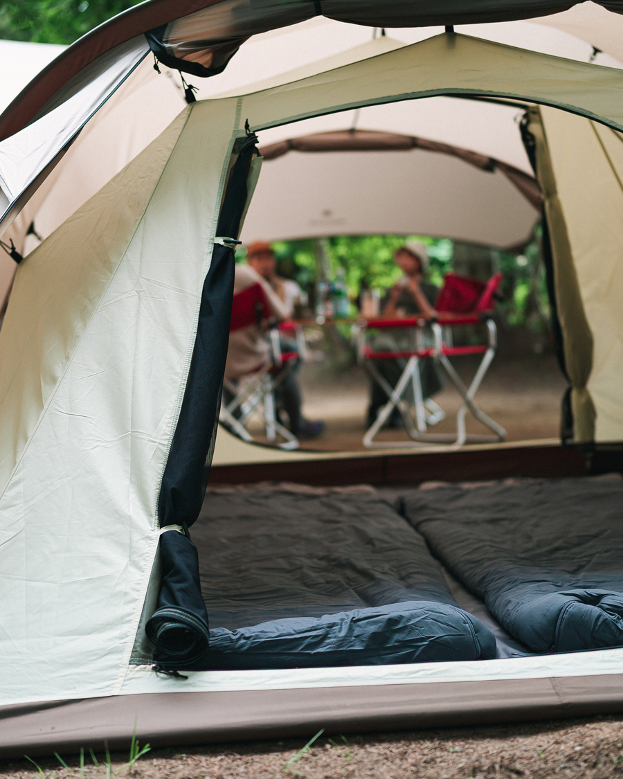 Homme | Outdoor living | Snow Peak | Land Nest Dome Medium Tent & Tarp Set Brown