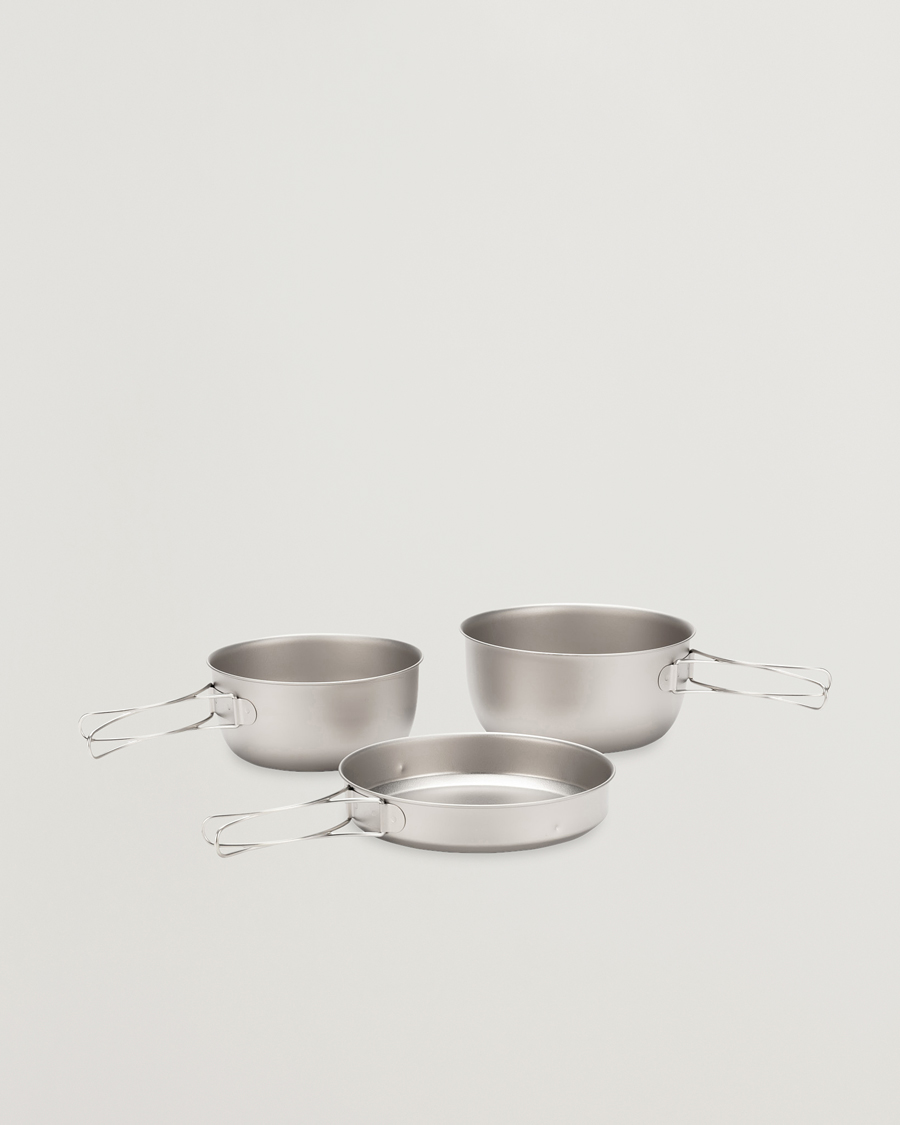 Homme | Outdoor living | Snow Peak | 3 Piece Cookset Titanium