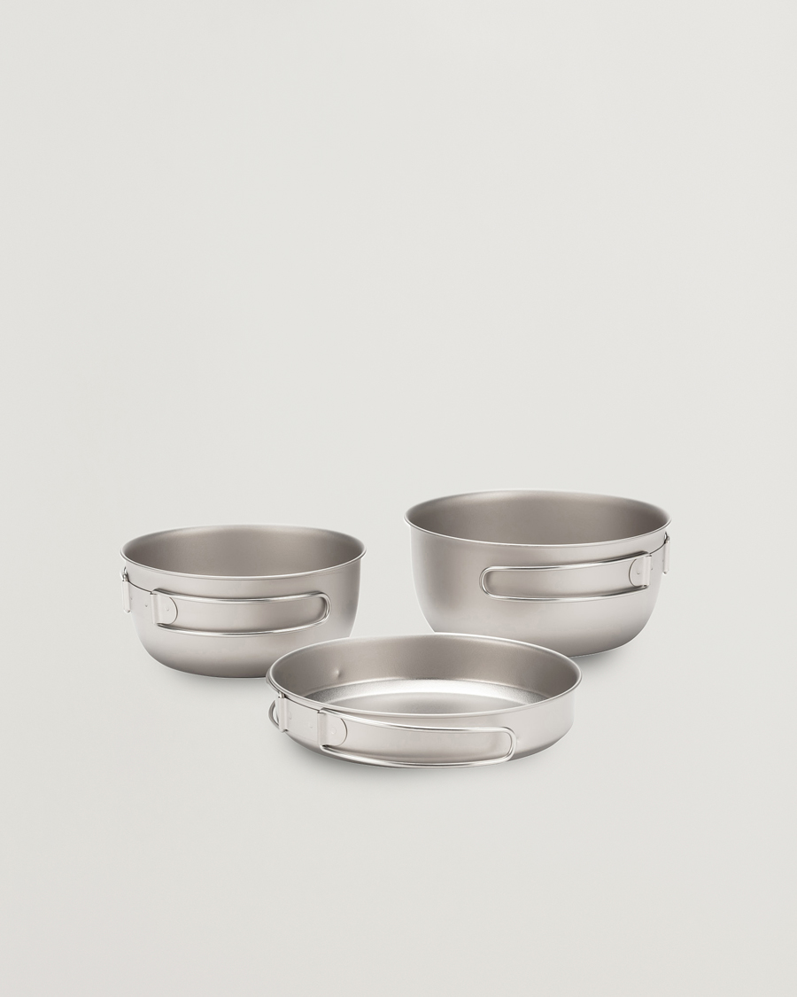 Homme | Outdoor living | Snow Peak | 3 Piece Cookset Titanium