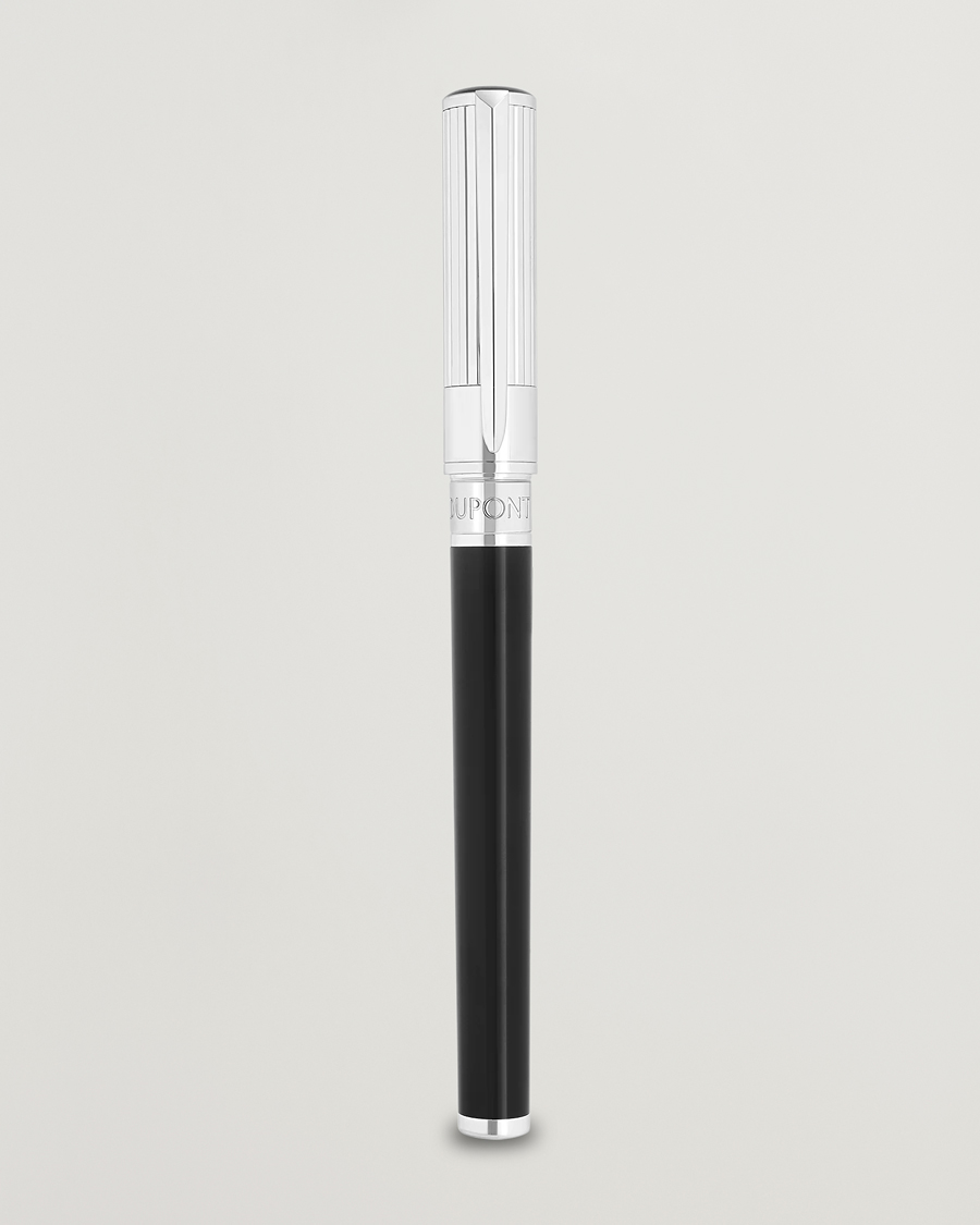 Heren | Pennen | S.T. Dupont | D-Initial Fountain Pen Duo Black/Chrome