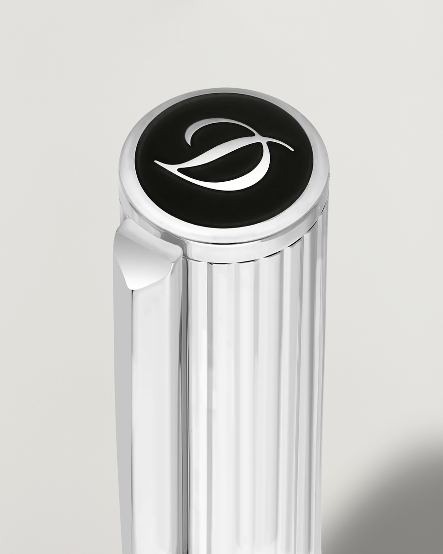 Heren | Pennen | S.T. Dupont | D-Initial Fountain Pen Duo Black/Chrome