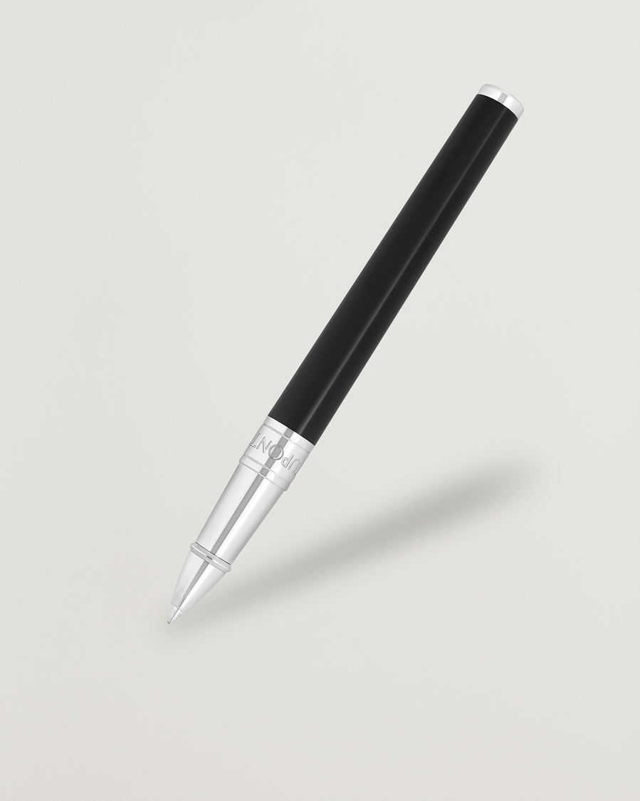Heren | Pennen | S.T. Dupont | D-Initial Rollerball Pen Black/Chrome