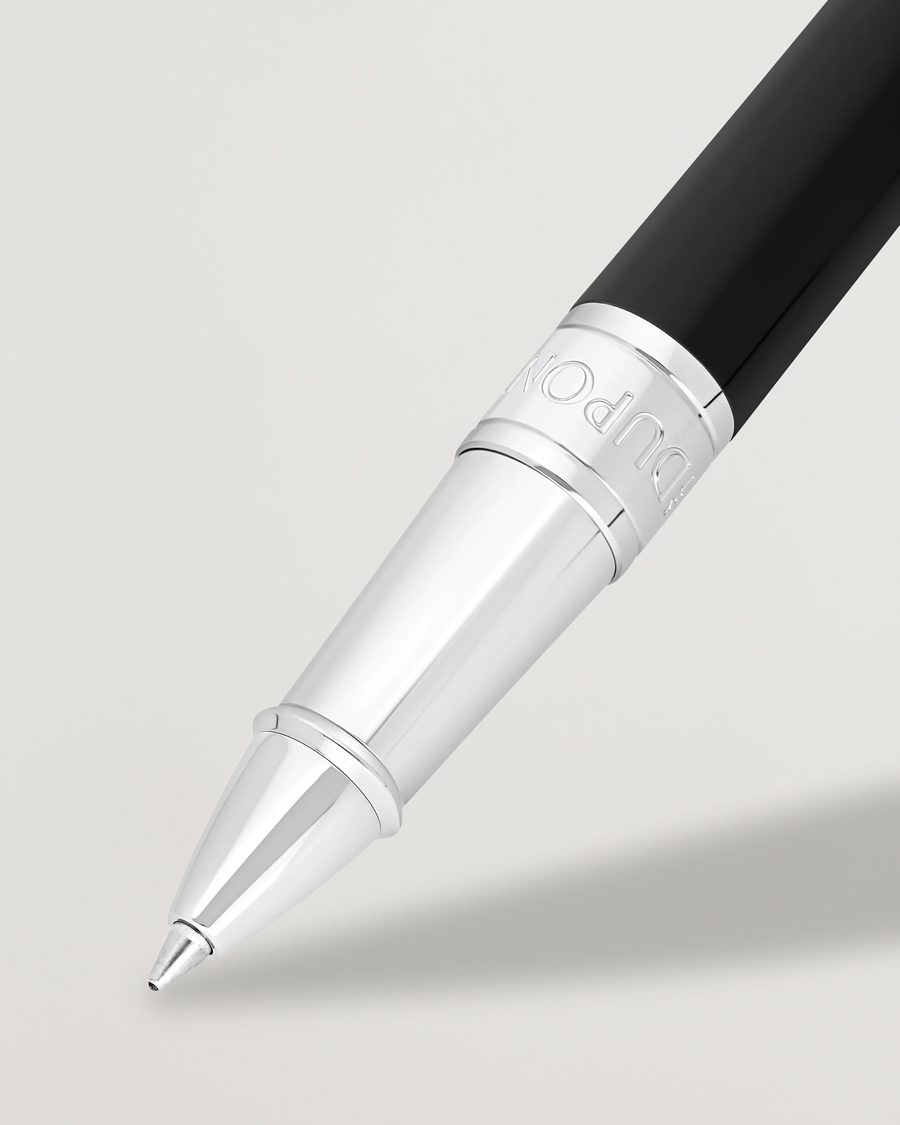 Heren | Pennen | S.T. Dupont | D-Initial Rollerball Pen Black/Chrome