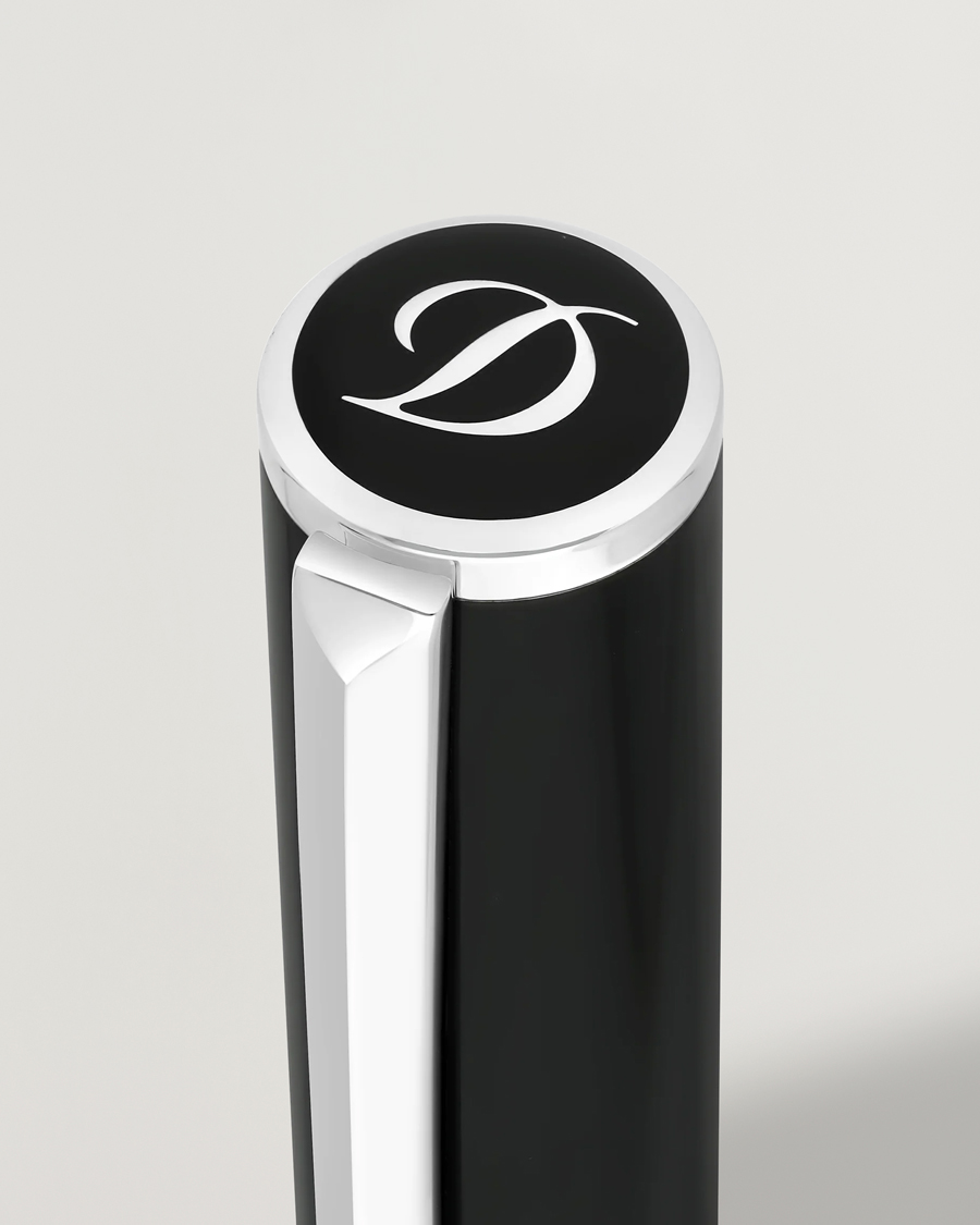 Heren | Pennen | S.T. Dupont | D-Initial Rollerball Pen Black/Chrome