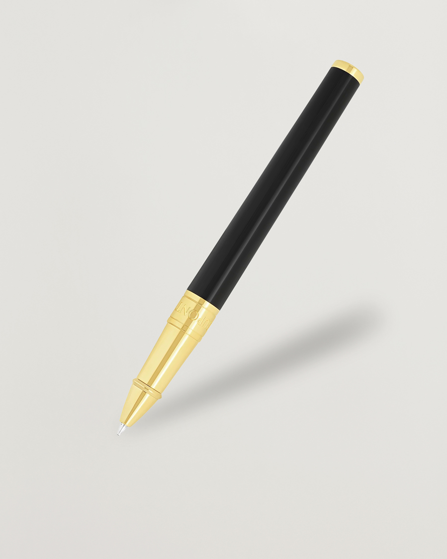 Heren | Pennen | S.T. Dupont | D-Initial Rollerball Pen Black/Golden