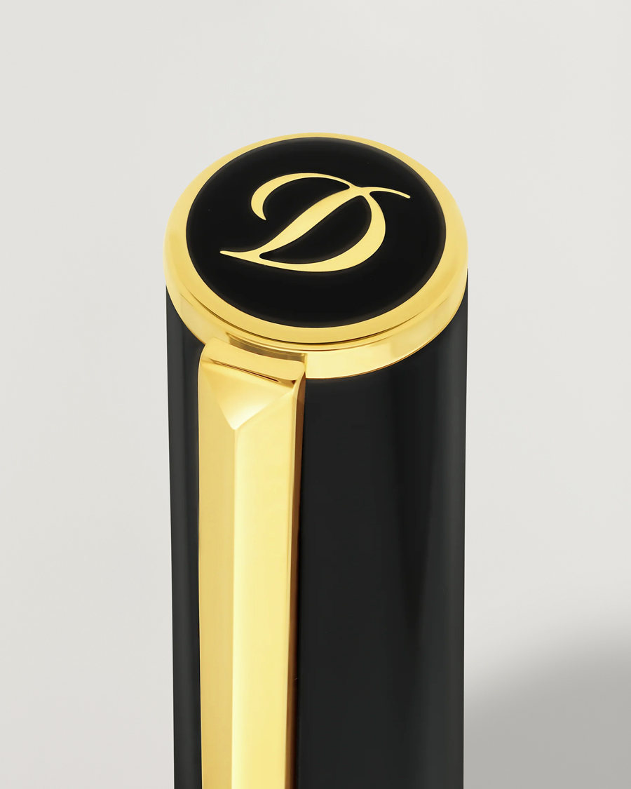 Heren | Pennen | S.T. Dupont | D-Initial Rollerball Pen Black/Golden
