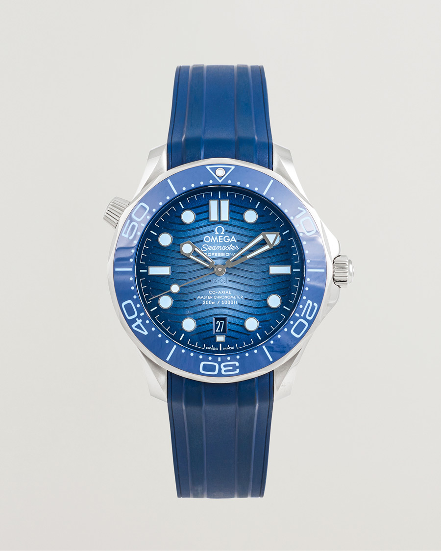 Homme | Omega Pre-Owned Summer Blue Seamaster Diver 300m 75th | Omega Pre-Owned | Summer Blue Seamaster Diver 300m 75th