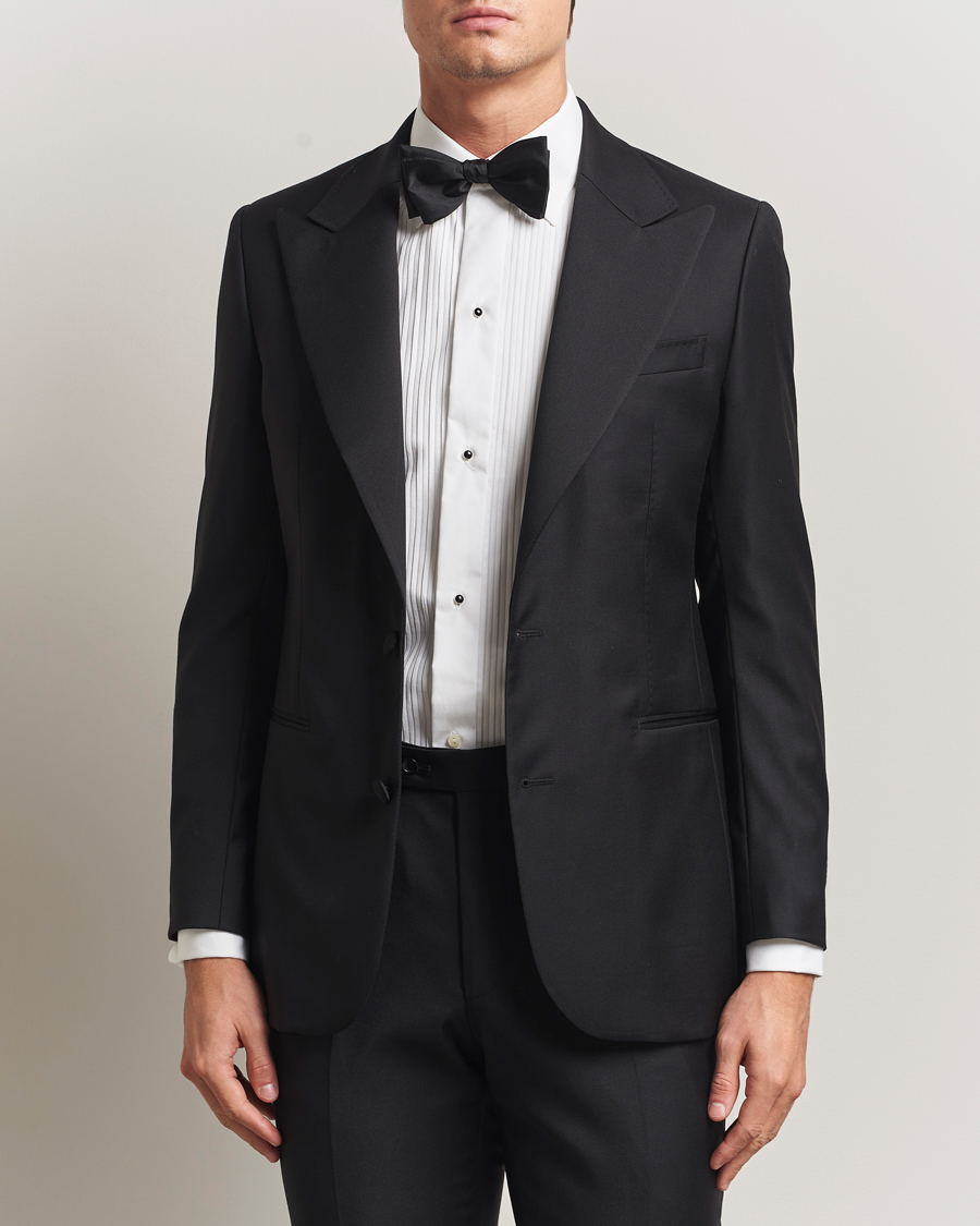 Heren | Blazers | Morris | Loro Piana Tuxedo Jacket Black