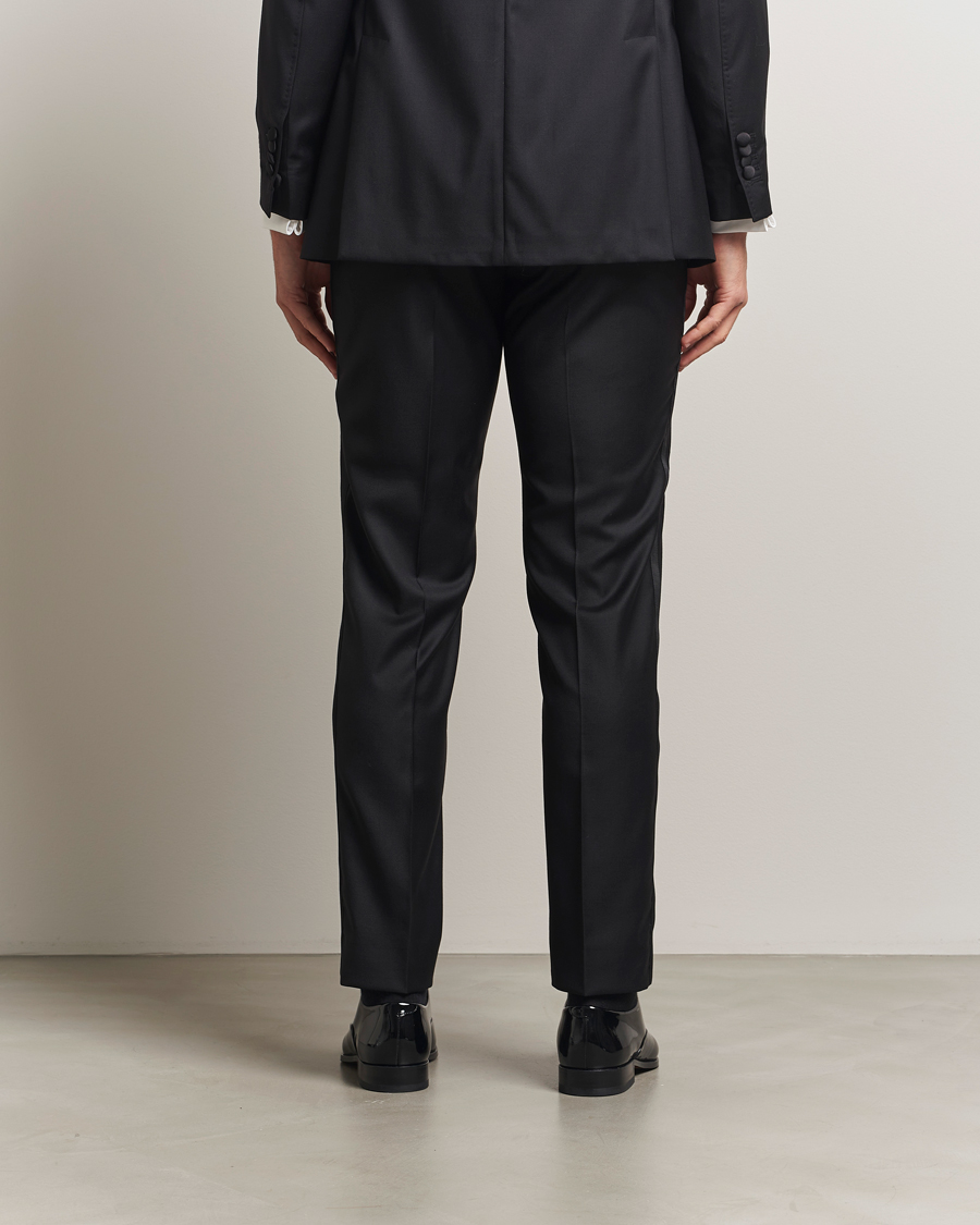 Heren | Broeken | Morris | Loro Piana Tuxedo Trousers Black