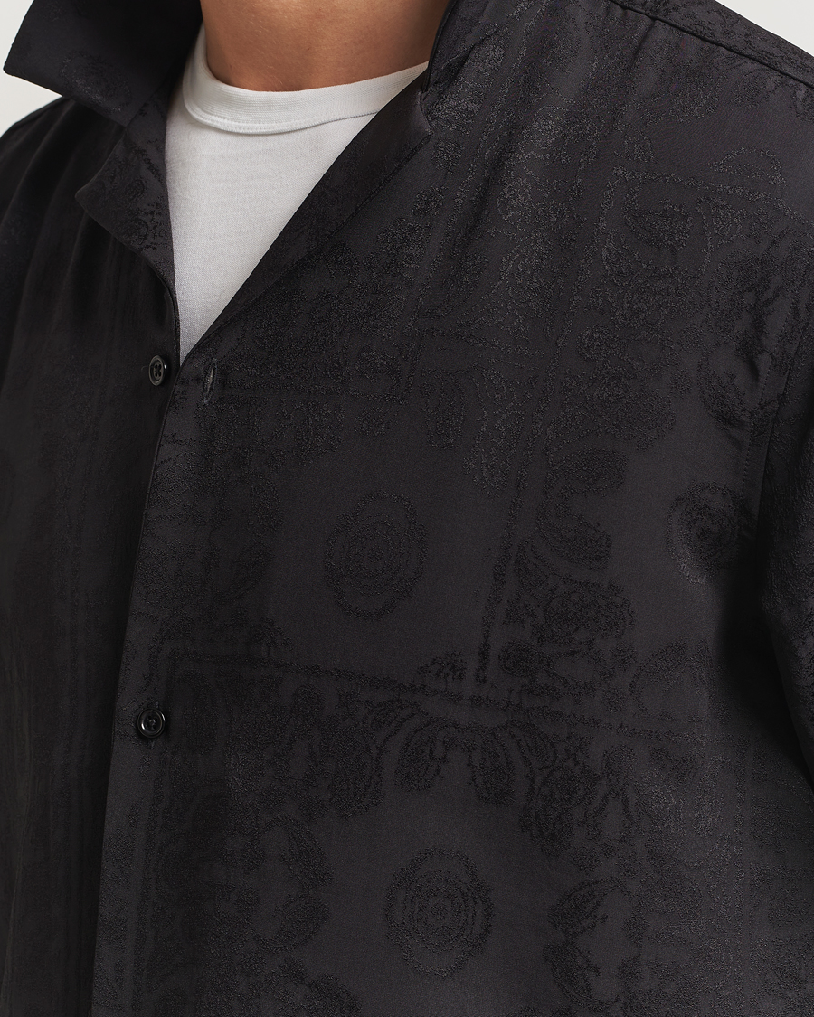 Heren | Overhemden | LES DEUX | Jasper Jaquard Shirt Black