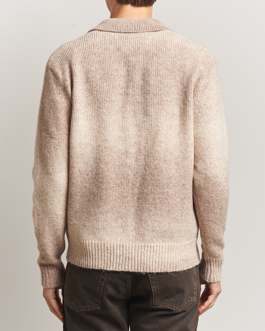 Homme | Pulls Et Tricots | LES DEUX | Gannon Gradient Zipper Cardigan Prairie Sand