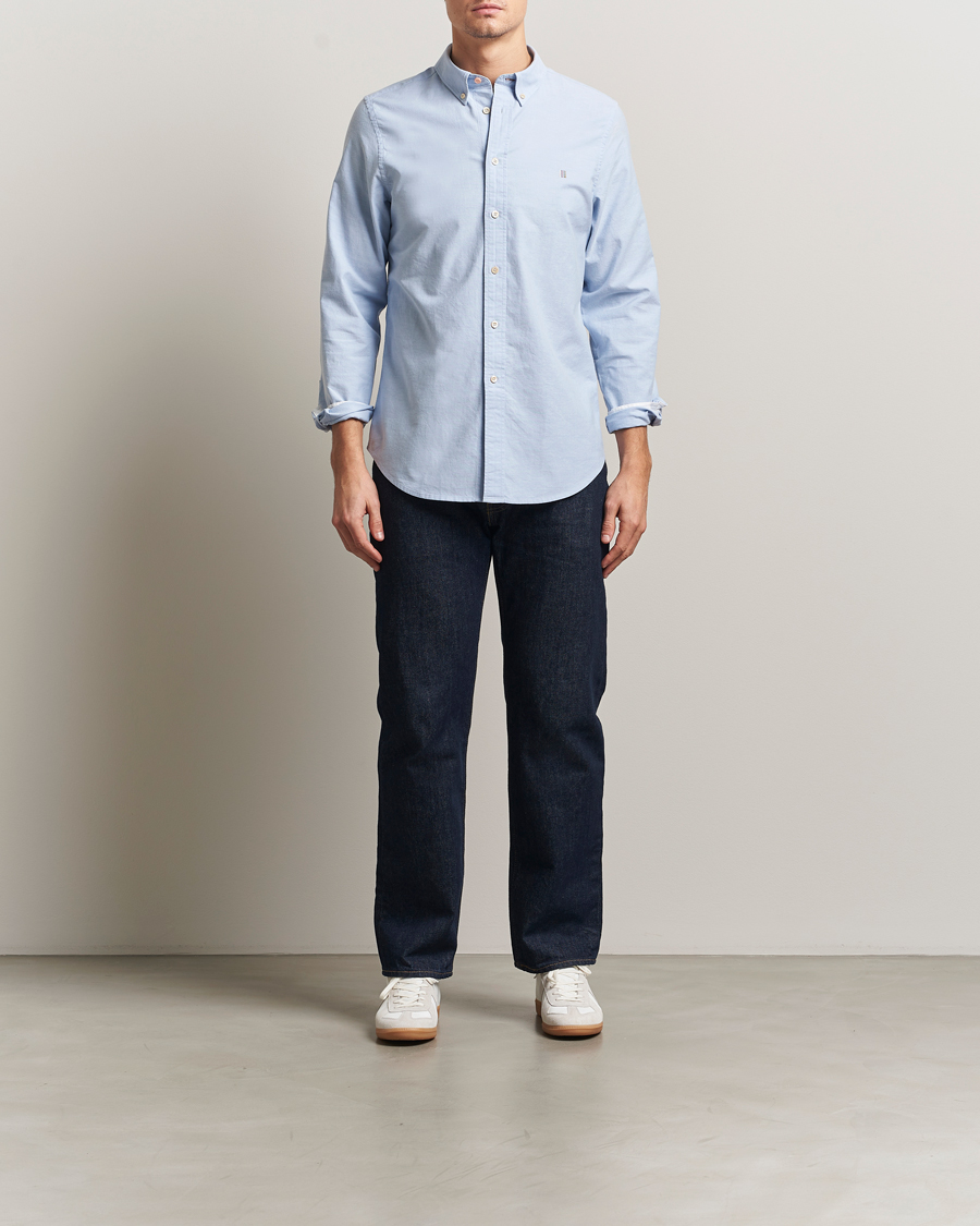 Heren | Overhemden | PS Paul Smith | Tailored Fit Embroidered Oxford Shirt Light Blue