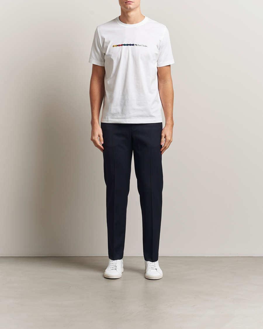 Heren | T-shirts | PS Paul Smith | Chain Printed T-Shirt White