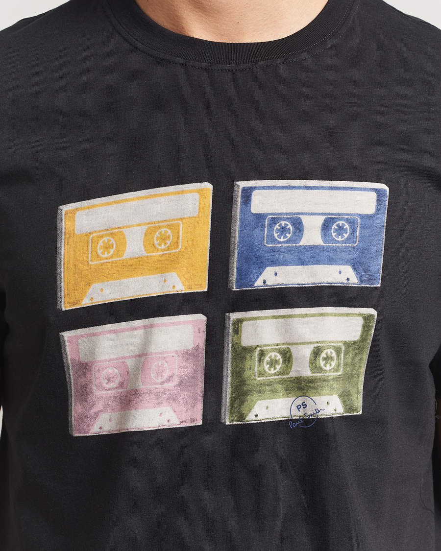 Heren | T-shirts | PS Paul Smith | Tapes Printed T-Shirt Black