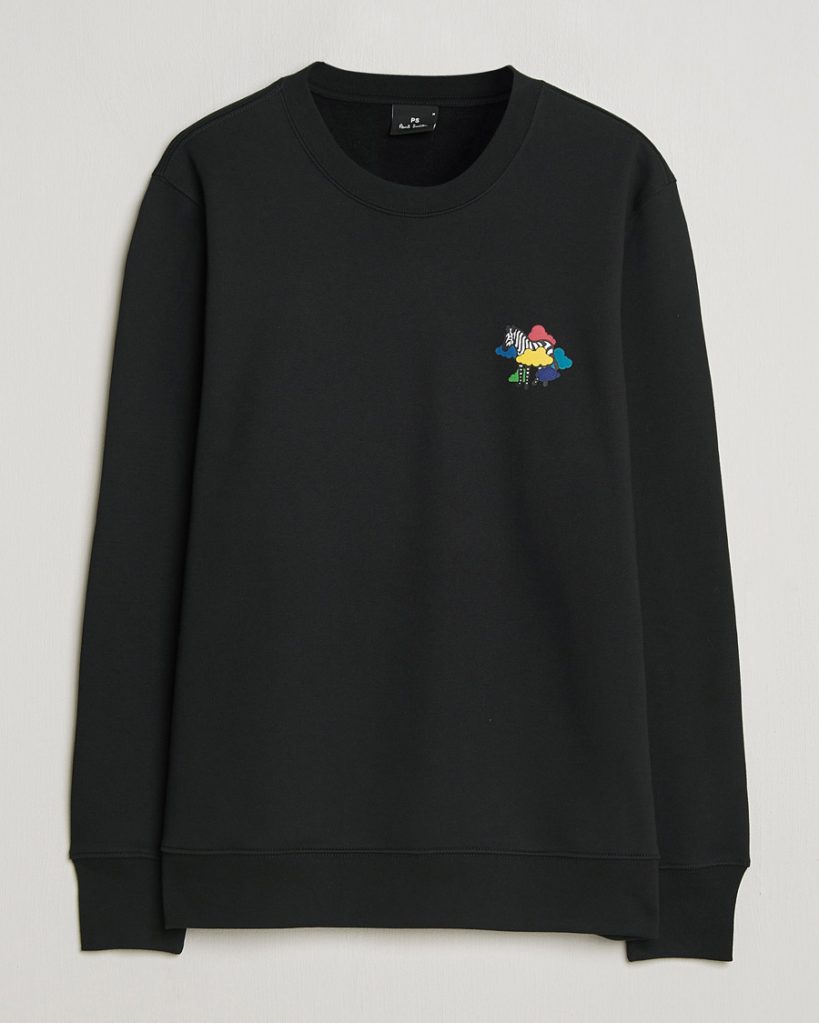 Heren | Truien | PS Paul Smith | Cloud Zebra Printed Sweatshirt Black