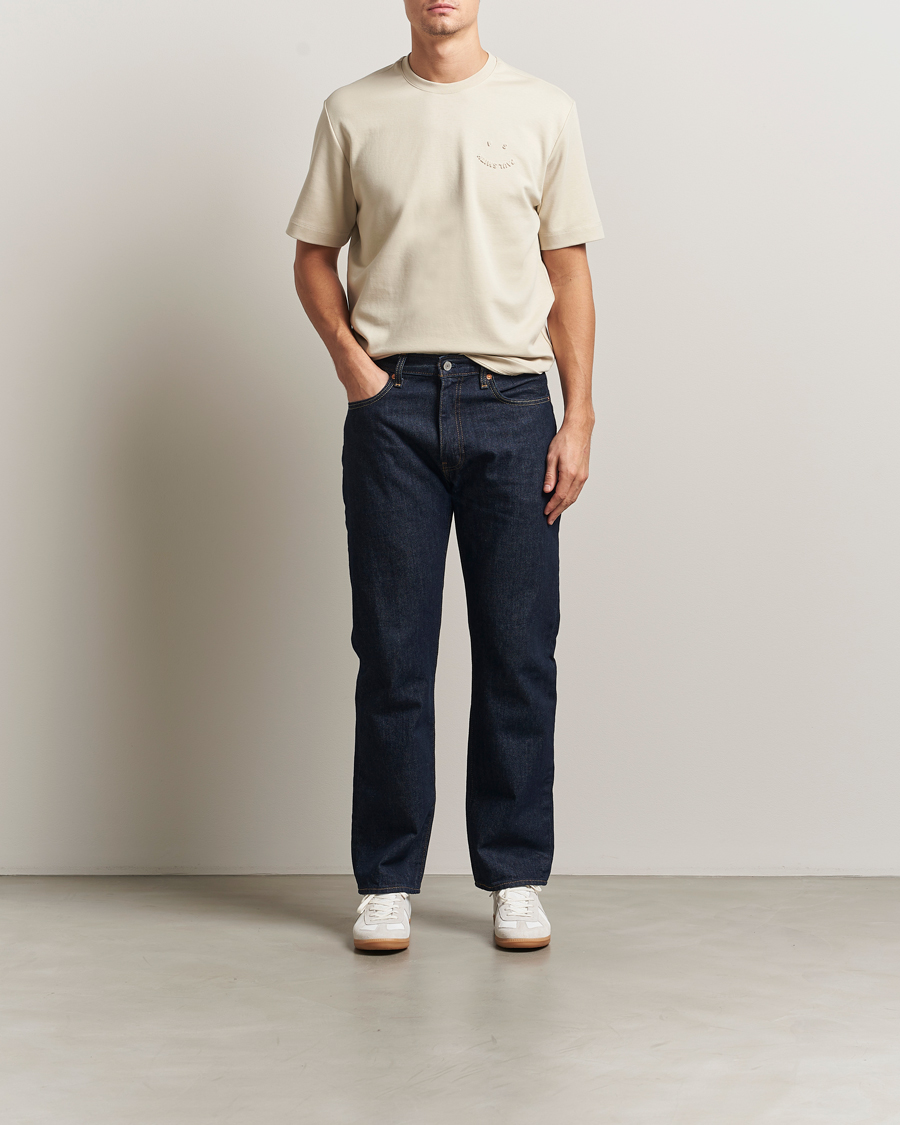 Homme | T-shirts | PS Paul Smith | Casual Fit Happy T-Shirt Ecru