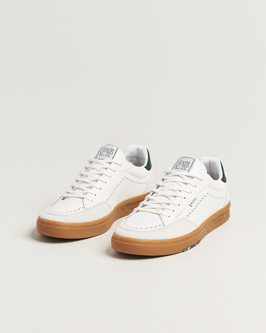 Heren | Sneakers | PS Paul Smith | Hillstar Leather/Suede Sneaker White