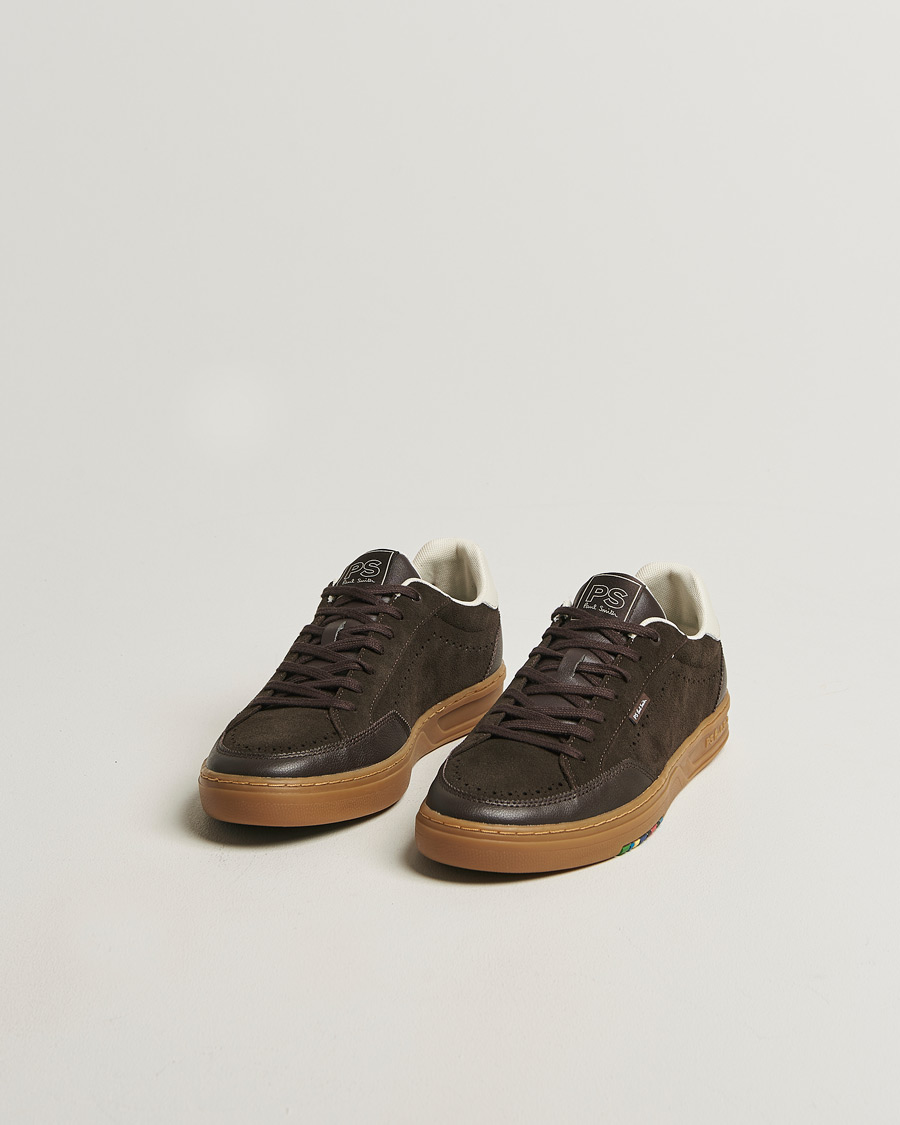 Heren | Sneakers | PS Paul Smith | Hillstar Suede/Leather Sneaker Dark Brown