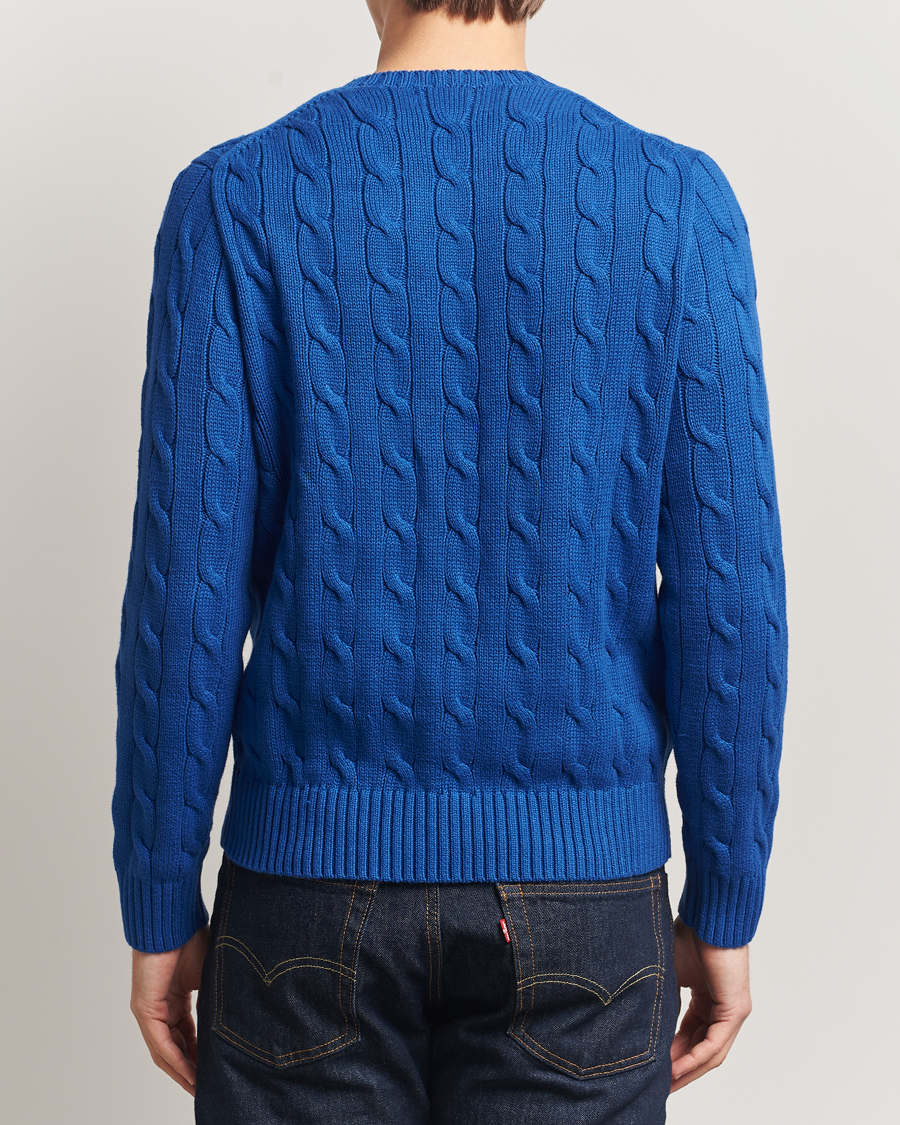 Homme | Pulls Et Tricots | Polo Ralph Lauren | Cotton Cable Flag Sweater Sapphire Star