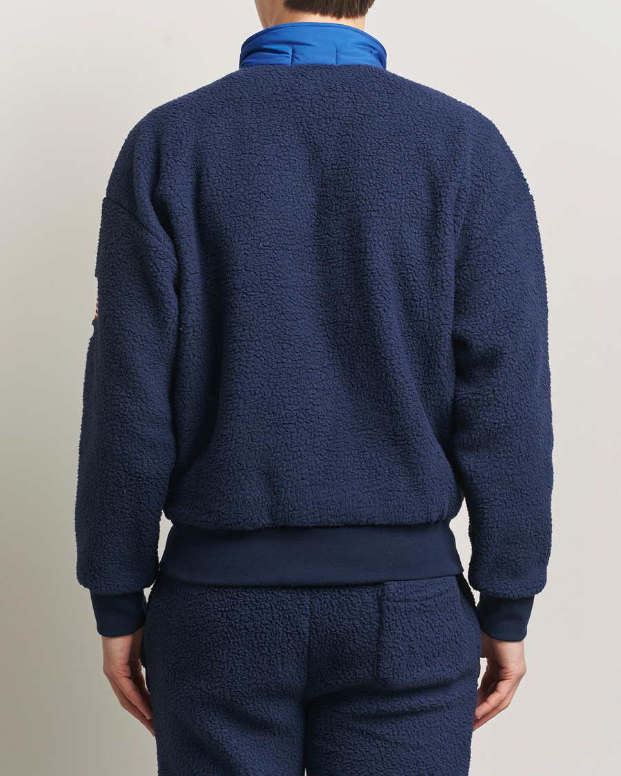 Heren | Truien | Polo Ralph Lauren | Polar Half Zip USA Fleece Refined Navy