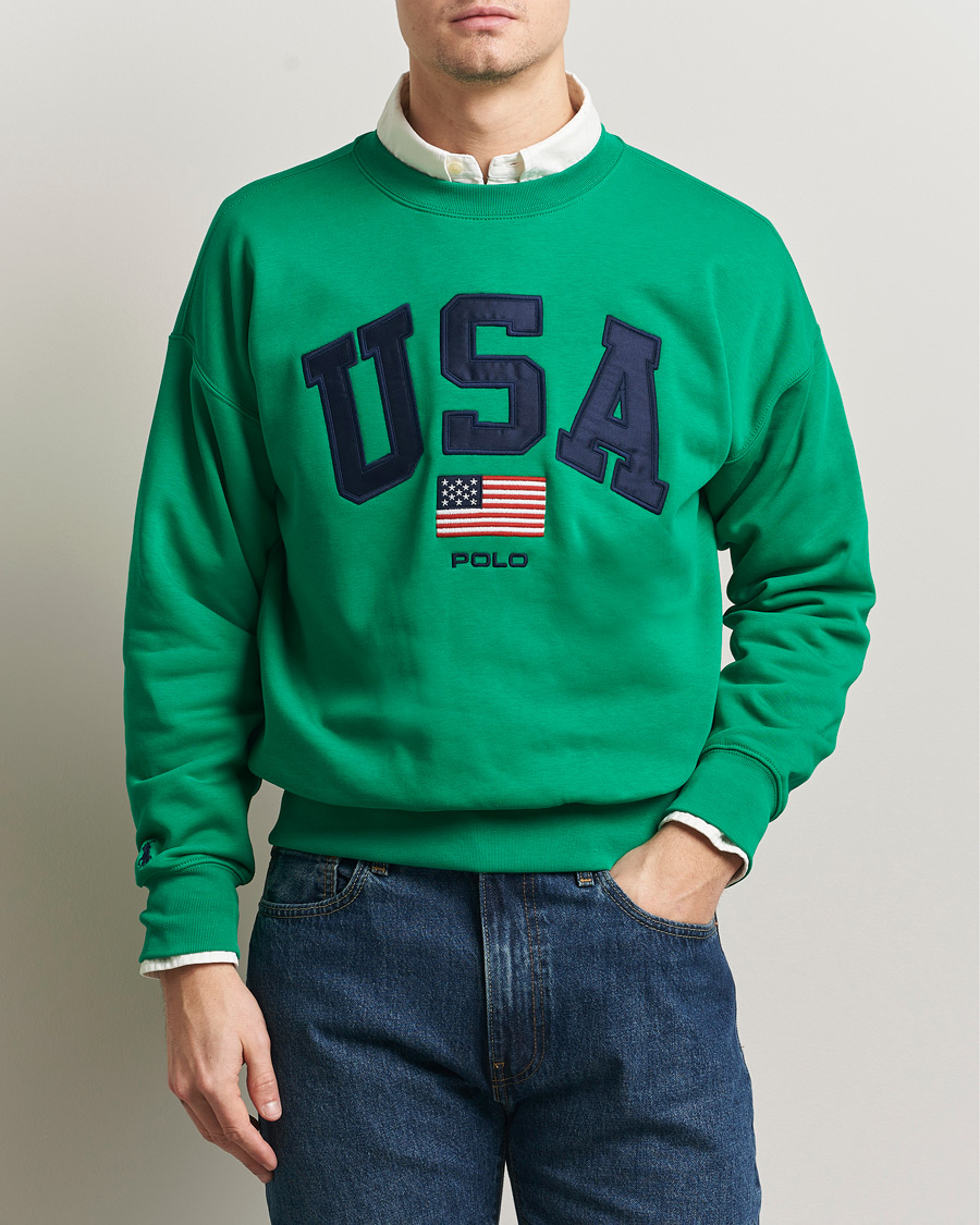 Heren | Truien | Polo Ralph Lauren | USA Sweatshirt Billiard Green