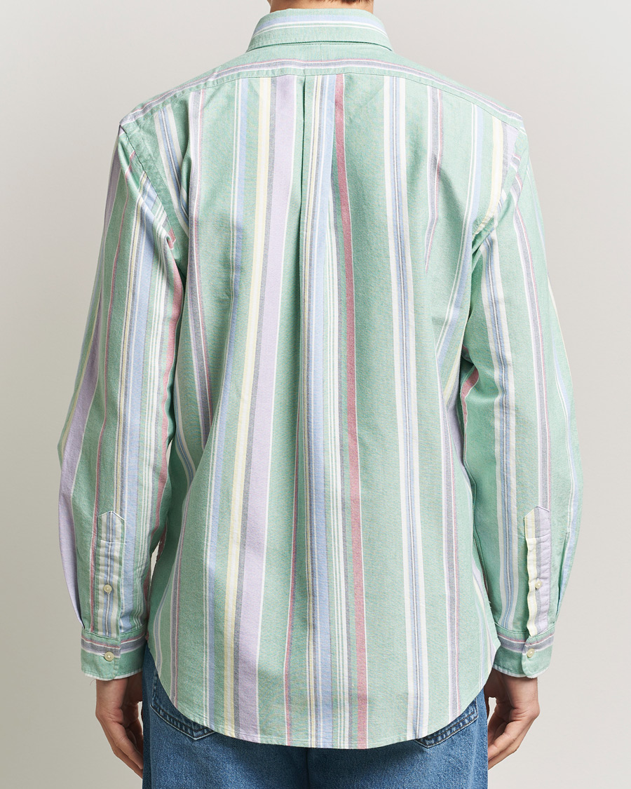 Heren | Overhemden | Polo Ralph Lauren | Custom Fit Oxford Checked Shirt Green/Purple