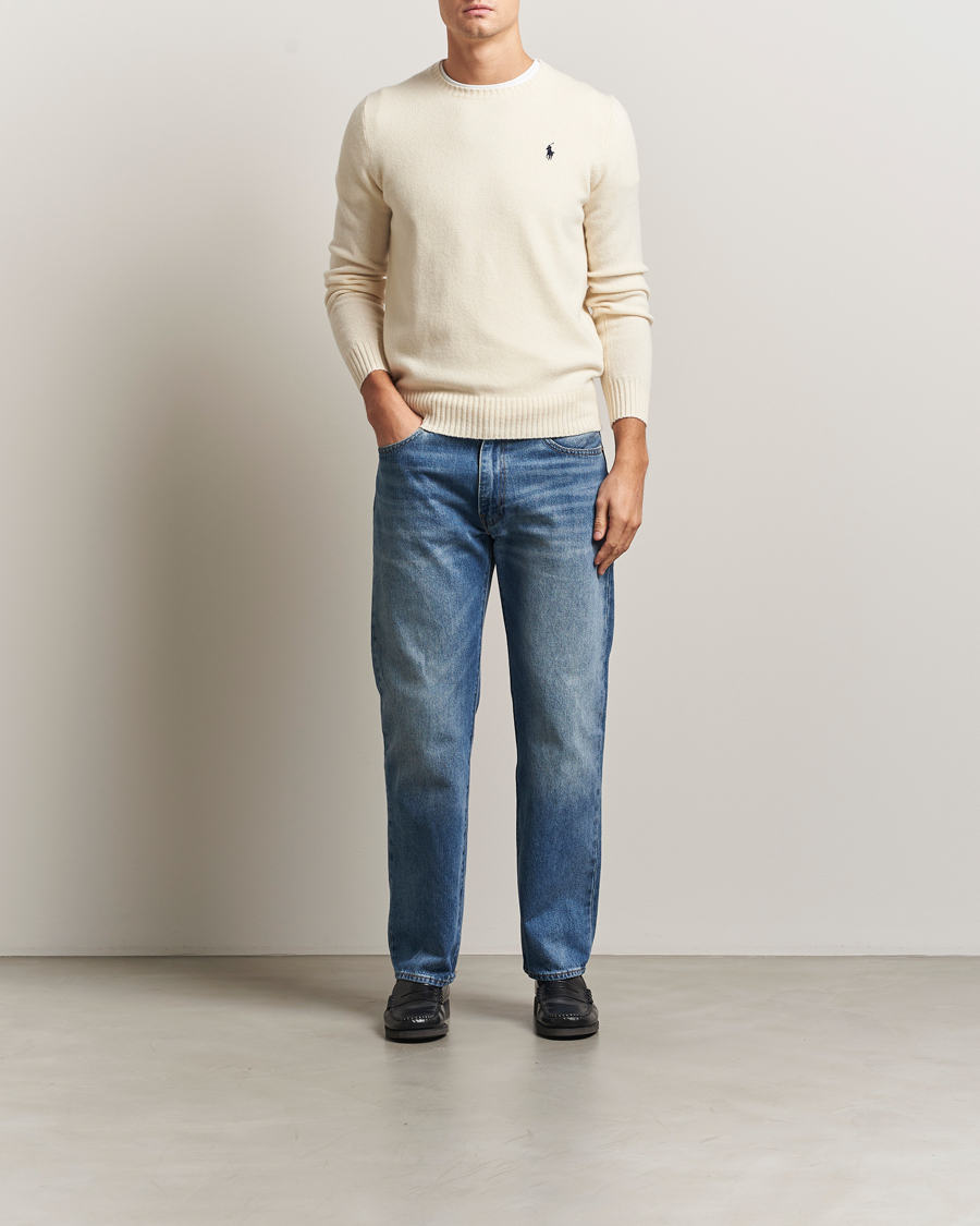 Heren | Blazers | Polo Ralph Lauren | Wool/Cashmere Crew Neck Andover Cream
