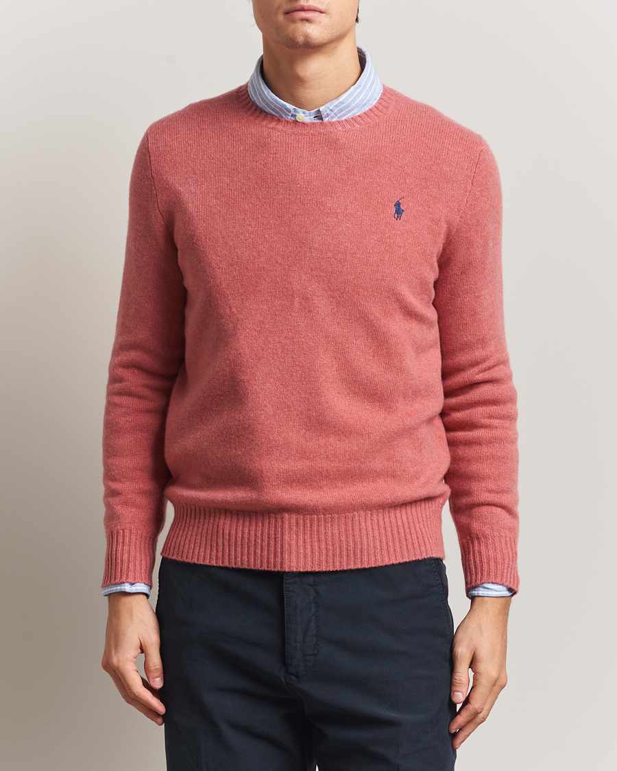 Heren | Truien | Polo Ralph Lauren | Wool/Cashmere Crew Neck Strawberry Gelato