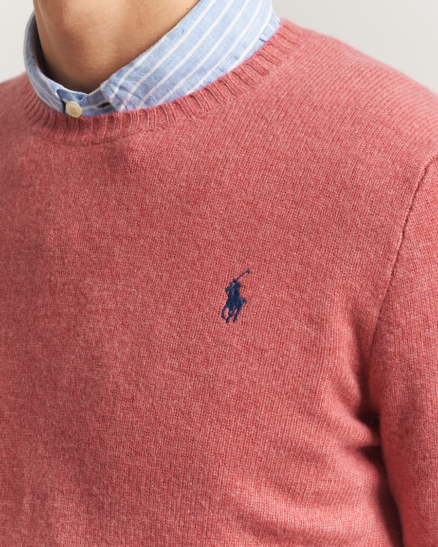 Heren | Truien | Polo Ralph Lauren | Wool/Cashmere Crew Neck Strawberry Gelato