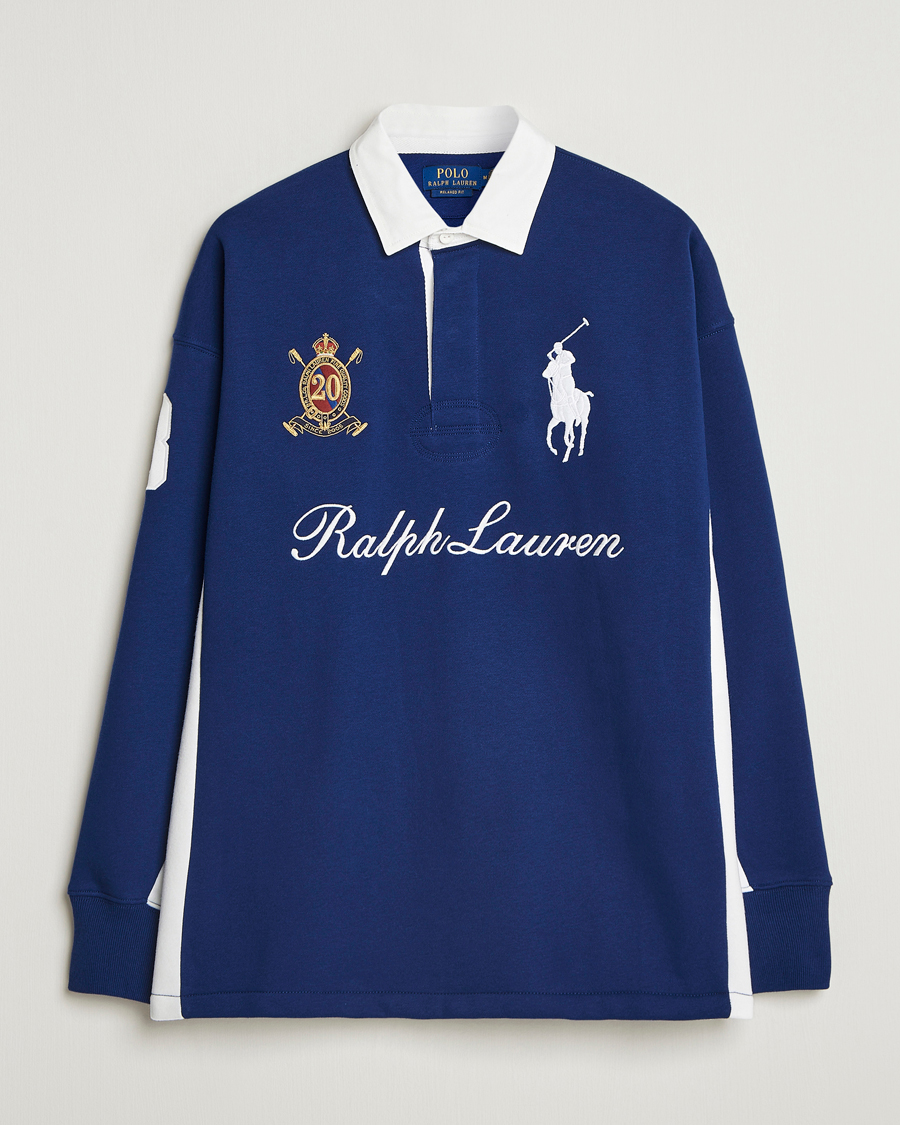 Homme | Pulls Et Tricots | Polo Ralph Lauren | Big Pony Rugby Sweater Fall Royal