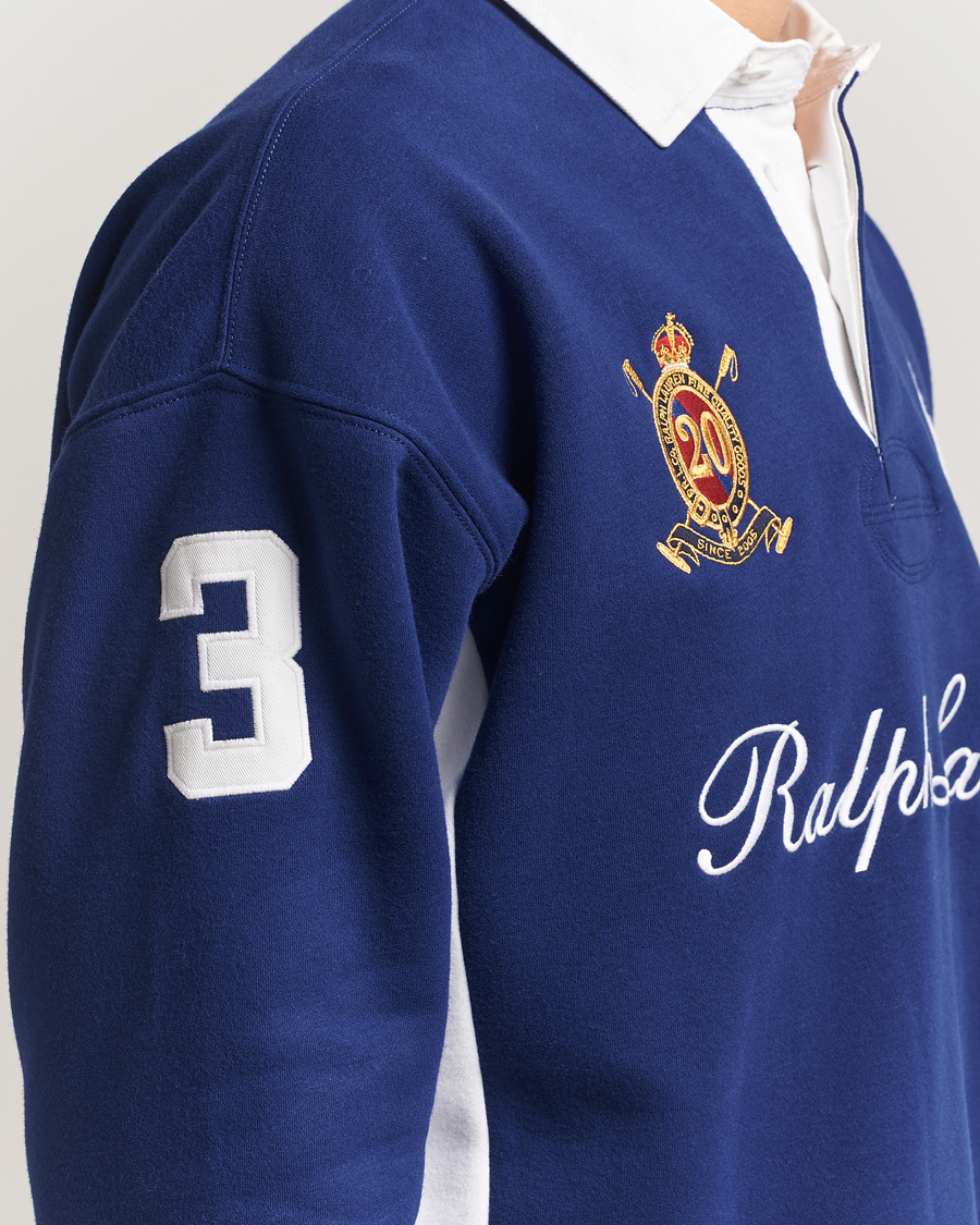 Homme | Pulls Et Tricots | Polo Ralph Lauren | Big Pony Rugby Sweater Fall Royal