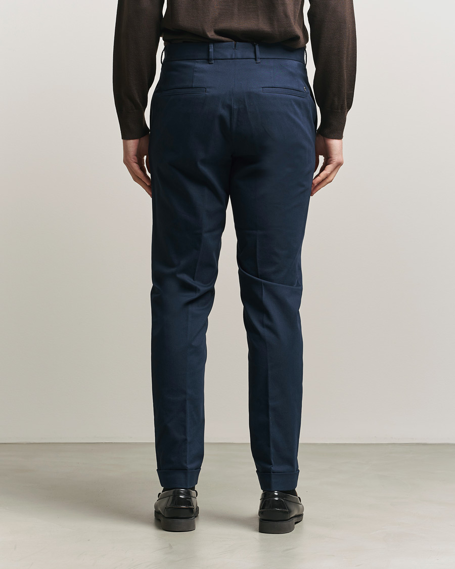 Heren | Broeken | BOSS BLACK | Genius Cotton Trousers Dark Blue