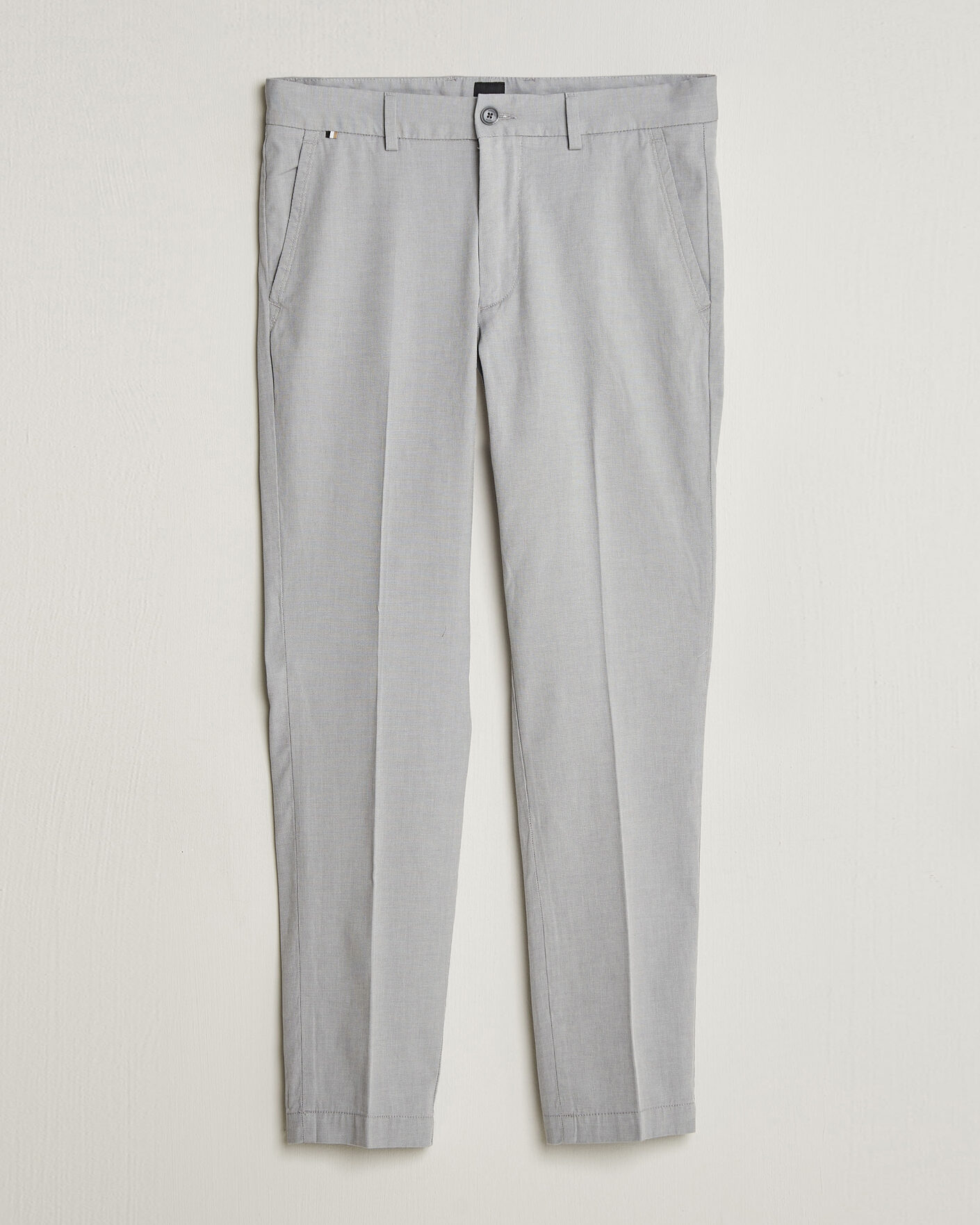 Heren | Broeken | BOSS BLACK | Kaiton Structured Chinos Silver