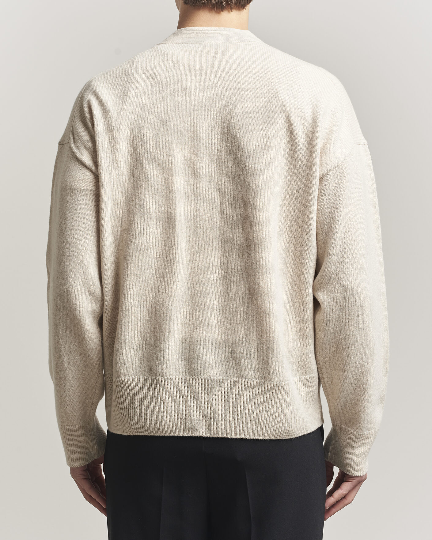 Homme | Pulls Et Tricots | BOSS BLACK | Ucone Wool Knitted Cardigan Open White