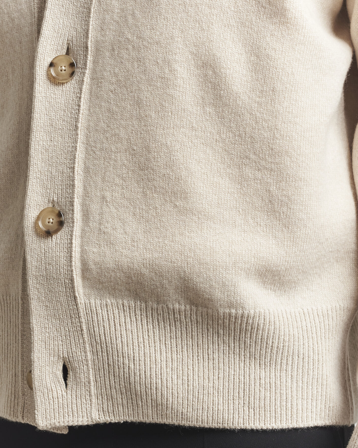 Homme | Pulls Et Tricots | BOSS BLACK | Ucone Wool Knitted Cardigan Open White
