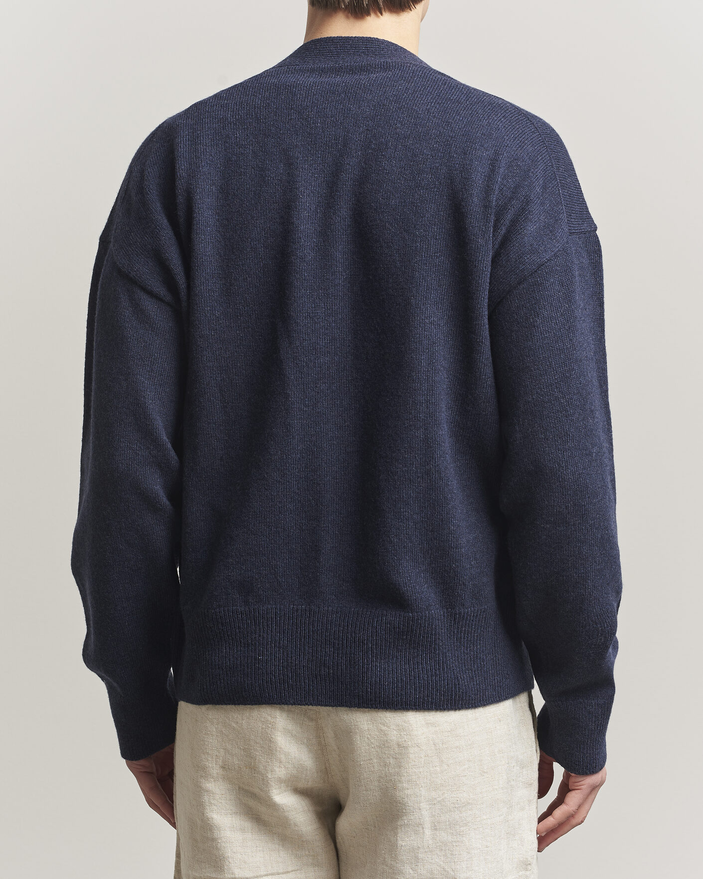 Homme | Pulls Et Tricots | BOSS BLACK | Ucone Wool Knitted Cardigan Dark Blue