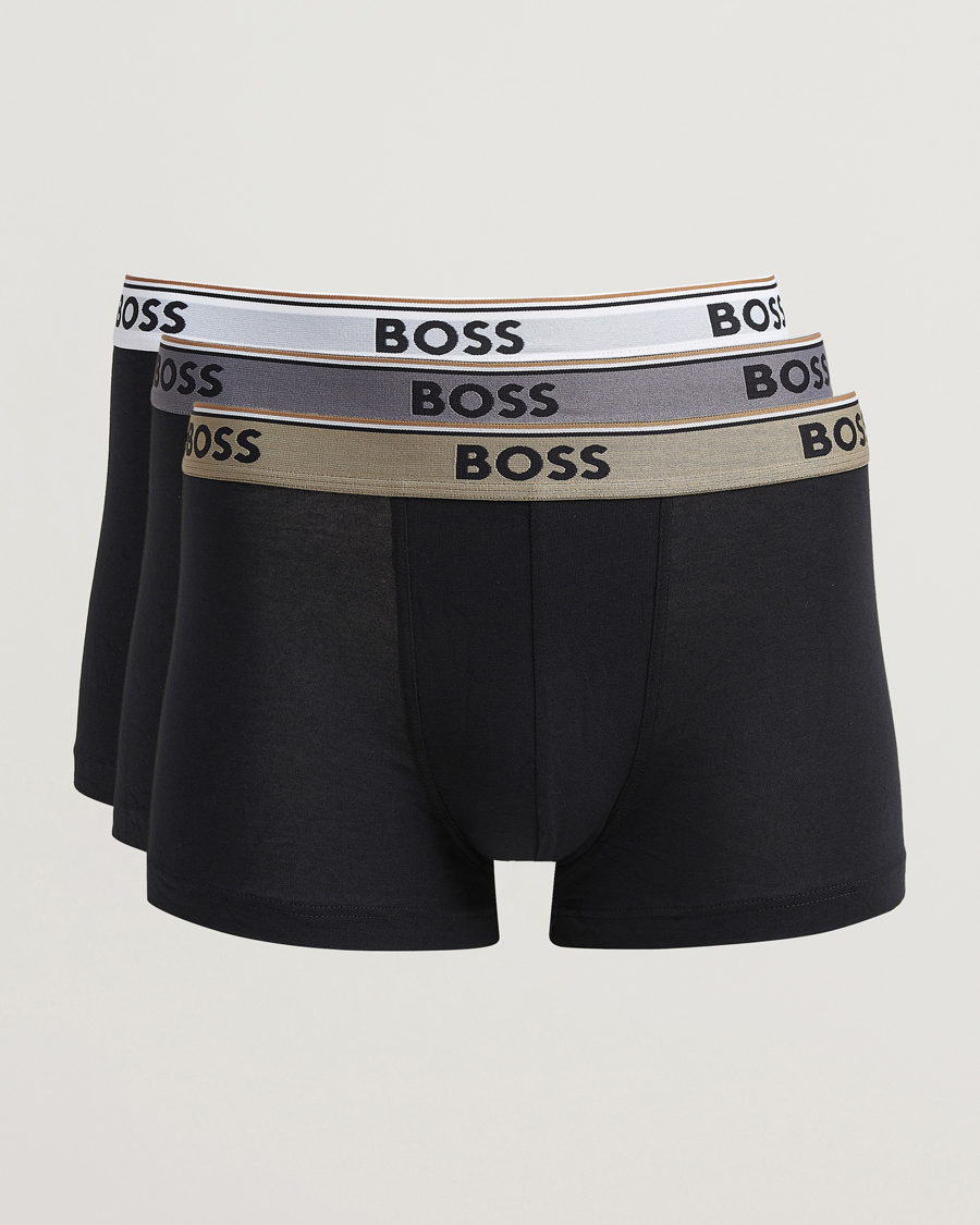 Heren | Ondergoed | BOSS BLACK | 3-Pack Trunk Black