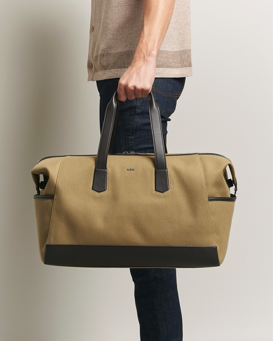 Heren | Tassen | BOSS BLACK | Dakkar Holdall Dark Beige