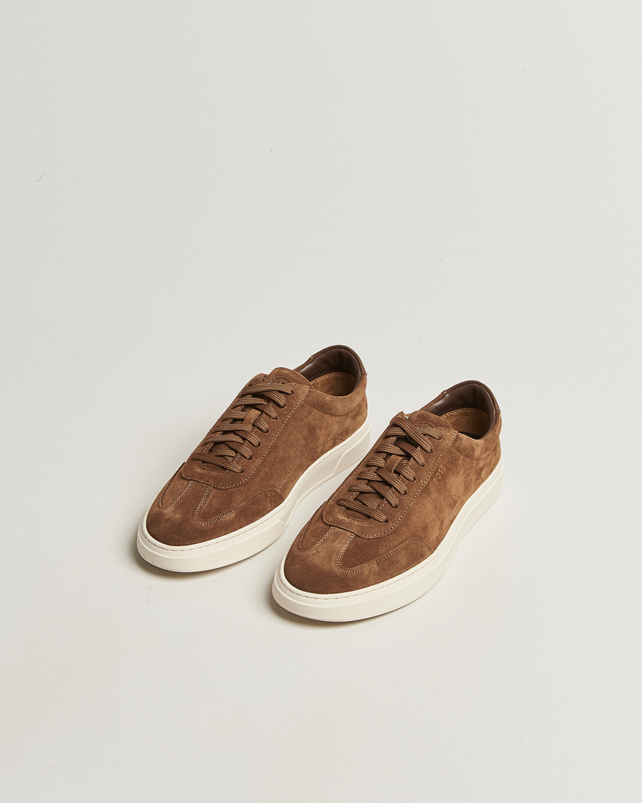 Heren | Sneakers | BOSS BLACK | Kieran Suede Sneaker Medium Beige