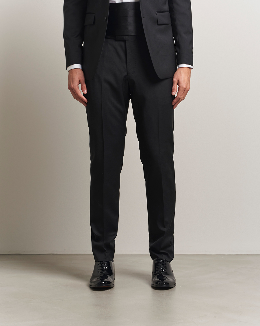 Homme | Pantalons | Tiger of Sweden | Tenuta Tuxedo Trousers Black