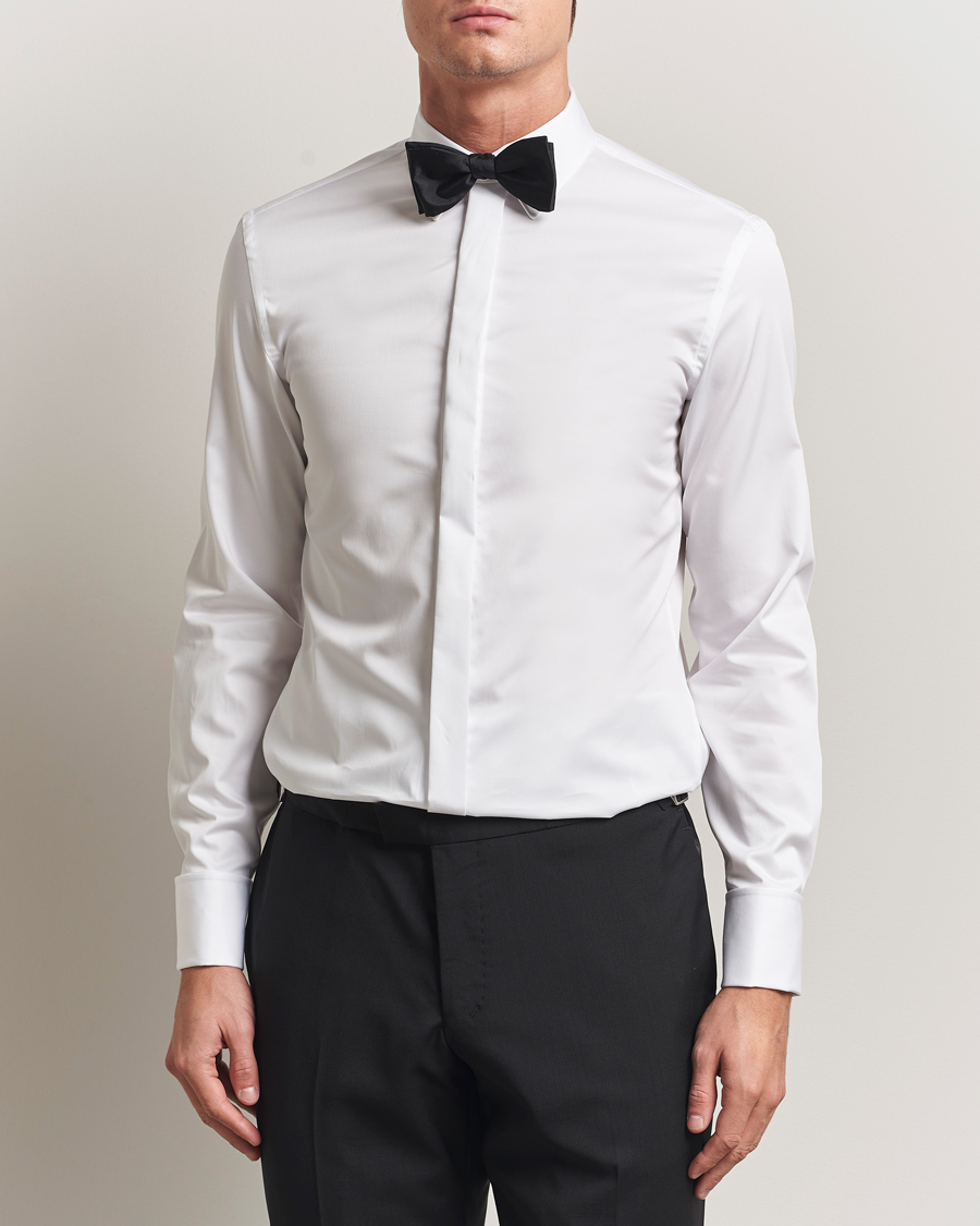 Heren | Overhemden | Tiger of Sweden | Adley Tuxedo Shirt Pure White