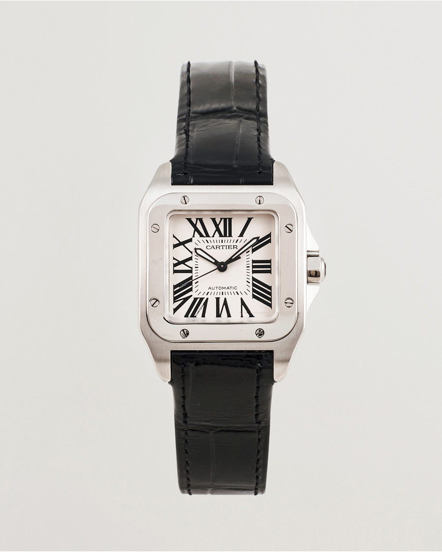 Heren | Pre-Owned & Vintage Watches | Cartier Pre-Owned | Santos 100