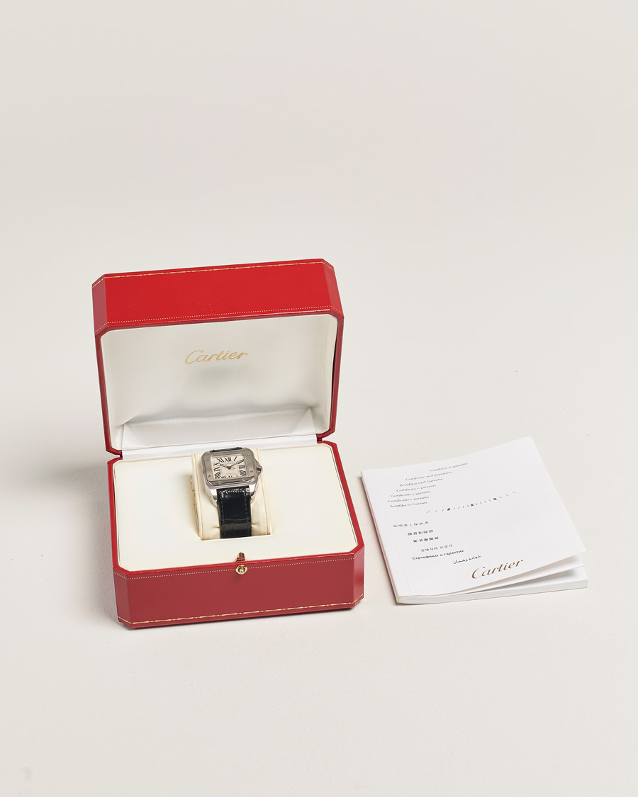Heren | Pre-Owned & Vintage Watches | Cartier Pre-Owned | Santos 100